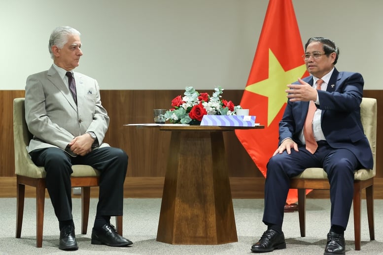 Thủ tướng mong FIRJAN sẽ tiếp tục phát huy vai trò kết nối, giới thiệu các doanh nghiệp công nghiệp và công nghệ của Brazil tới hợp tác trong các lĩnh vực Việt Nam có nhu cầu - Ảnh: VGP/Nhật Bắc