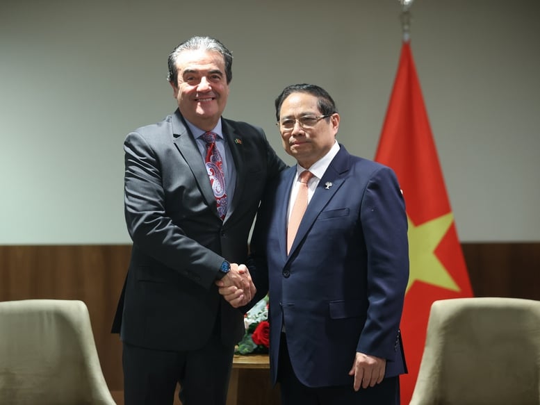 Thủ tướng tiếp ông Celso Nunes Cio, Giám đốc sáng tạo của Alterosa MK - Ảnh: VGP/Nhật Bắc