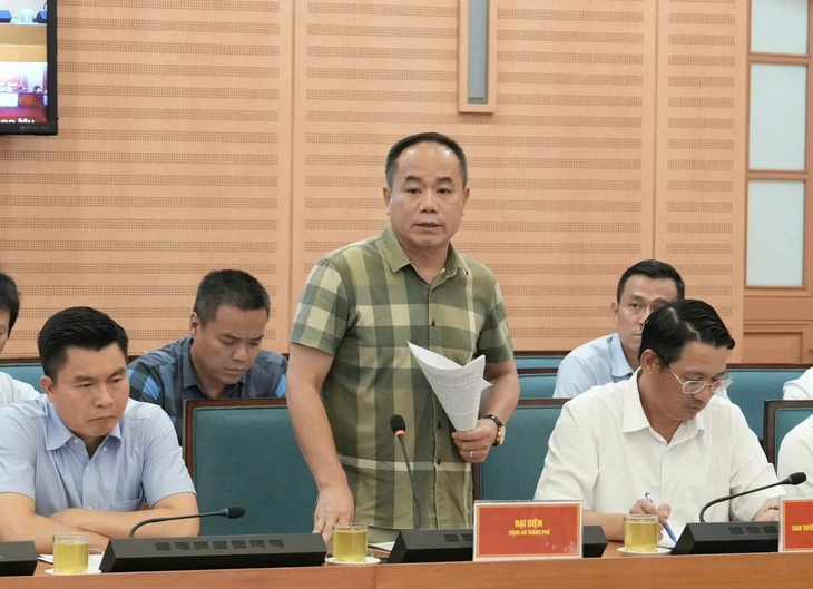Trung tướng Nguyễn Thanh Tùng, giám đốc Công an Hà Nội - Ảnh: M.P.