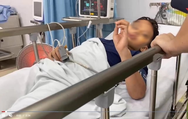  Cháu H.N.M. kể lại sự việc