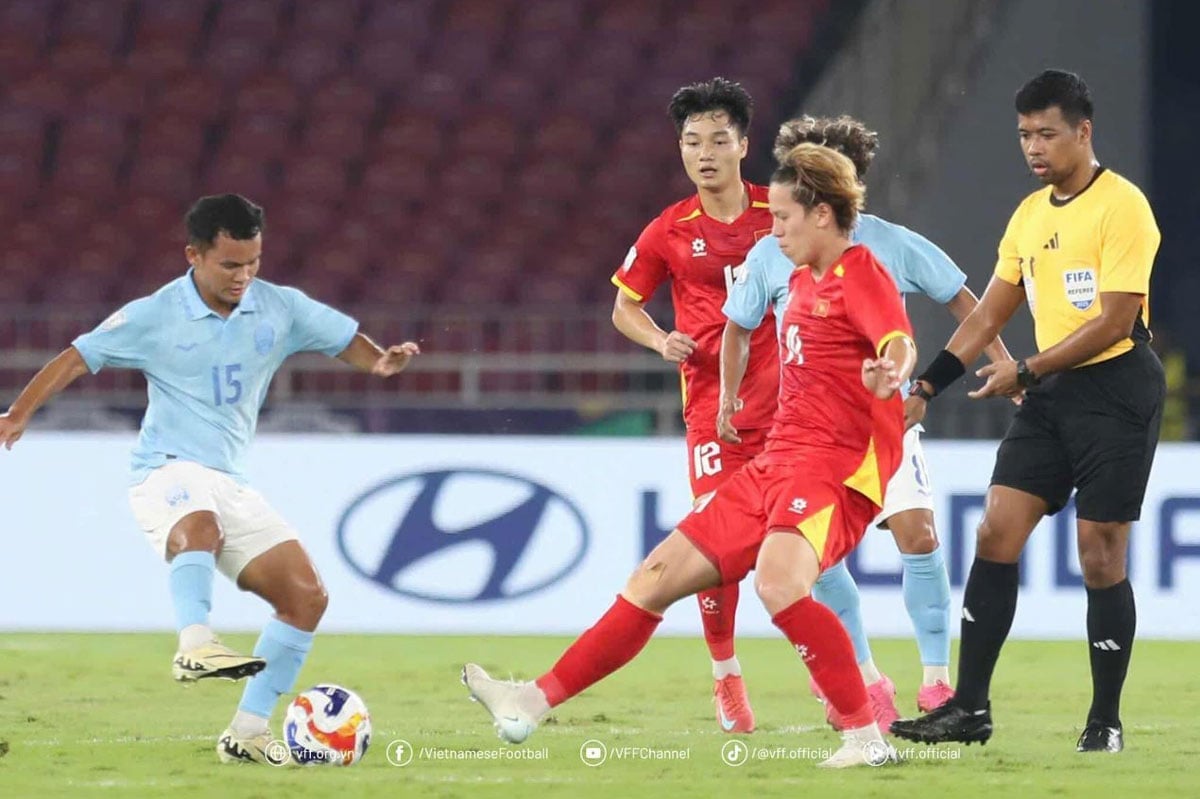  U23 Việt Nam thắng 2 trận vòng bảng nhưng lối chơi chưa thực sự thuyết phục. Ảnh: VFF