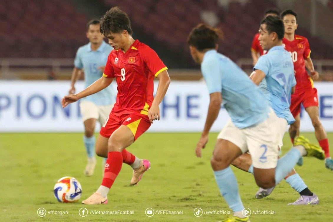  U23 Việt Nam đủ khả năng vượt qua U23 Philippines để lọt vào chung kết. Ảnh: VFF