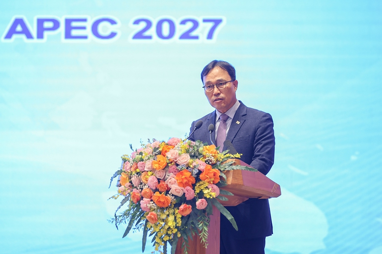  Đai sứ Hàn Quốc tại Việt Nam - đại diện chủ nhà APEC 2025 phát biểu - Ảnh: VGP/Nhật Bắc