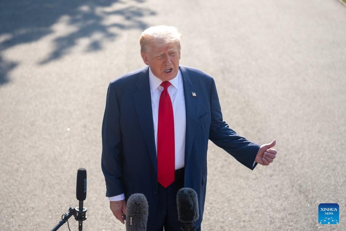  Tổng thống Mỹ Donald Trump. Ảnh: Tân Hoa Xã