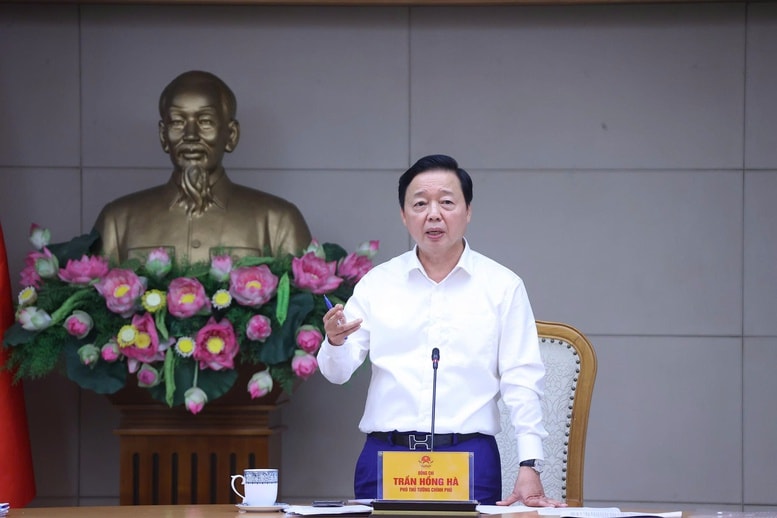  Phó thủ tướng Trần Hồng Hà phát biểu