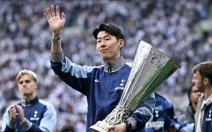  Europa League 2024-2025 là danh hiệu chính thức duy nhất của Son tại Tottenham