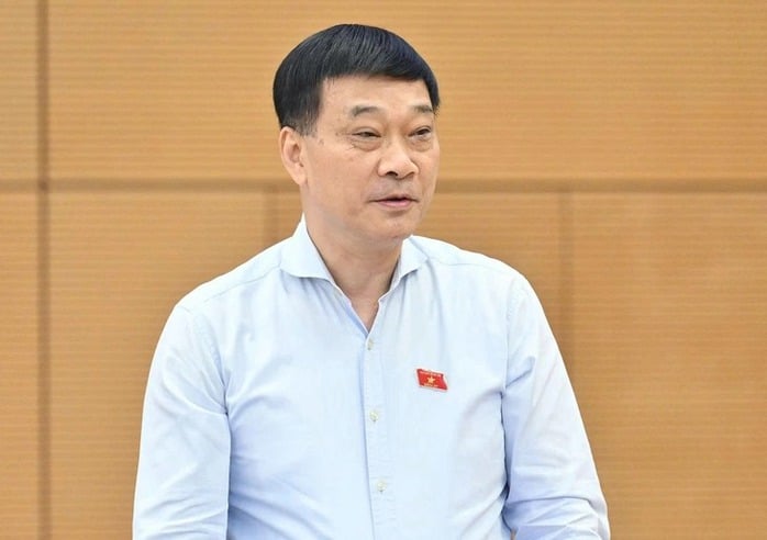  Phó chủ tịch Quốc hội Vũ Hồng Thanh phát biểu ý kiến. Ảnh: Phạm Thắng