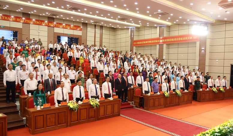 Phó Thủ tướng Lê Thành Long và các đại biểu tham dự Đại hội - Ảnh: VGP/Đức Tuân