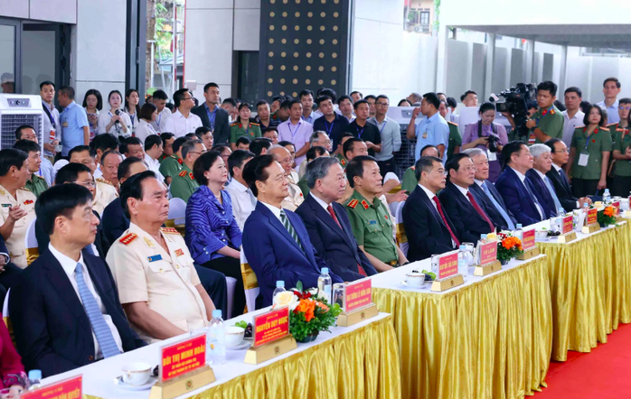 Các đại biểu tham dự Lễ khánh thành. Ảnh: Bộ Công an