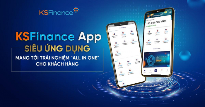 Ứng dụng KSFinance App mang đến một hệ sinh thái các sản phẩm và dịch vụ tài chính, góp phần bổ trợ cho quá trình tư vấn khách hàng của KSF Group.