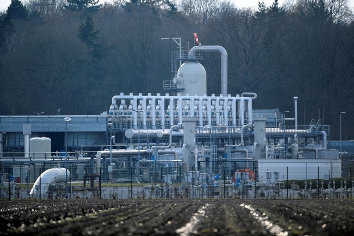 Trạm khí tự nhiên Astora lớn nhất Tây Âu ở Đức. Ảnh: Reuters