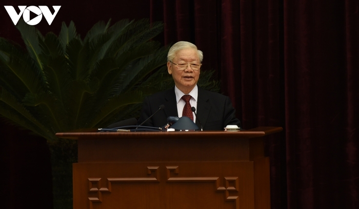 Tổng Bí thư Nguyễn Phú Trọng phát biểu khai mạc Hội nghị Trung ương 5.