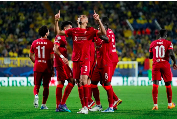 Dù bị Villarreal dẫn trước nhưng Liverpool đã lội ngược dòng ngoạn mục thắng 3-2 để giành tấm vé vào VCK Champions League. Ảnh: internet
