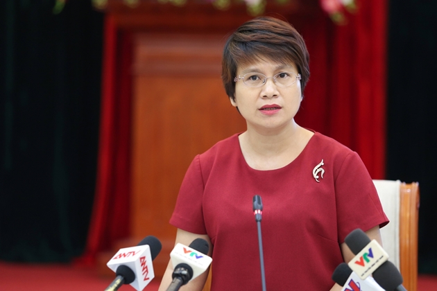 Bà Nguyễn Thu Thủy, Vụ trưởng Vụ Giáo dục Đại học.