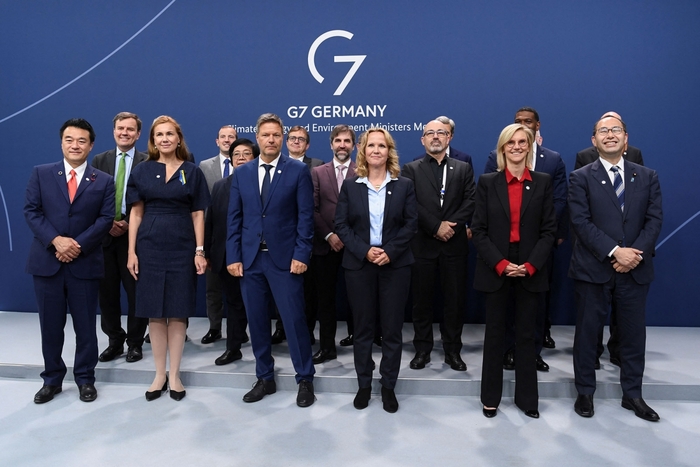 Các Bộ trưởng Năng lượng và Môi trường G7 họp tại Đức. Ảnh: Reuters