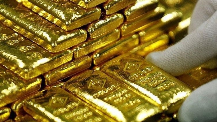 Vàng trong nước giảm nhẹ, vàng thế giới đứng giá. (Ảnh: KT)