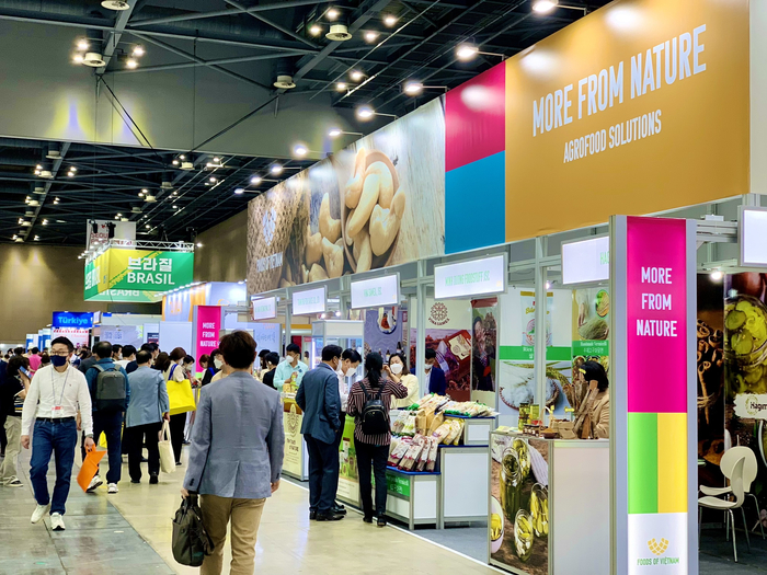 Việt Nam có 20 doanh nghiệp tham dự Triển lãm thực phẩm quốc tế Seoul 2022. Ảnh: Bộ Công thương