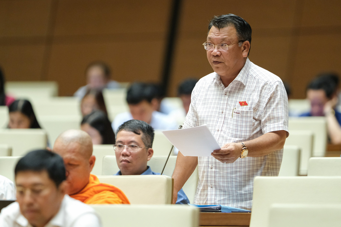 Đại biểu Quốc hội Nguyễn Tạo bày tỏ quan điểm.