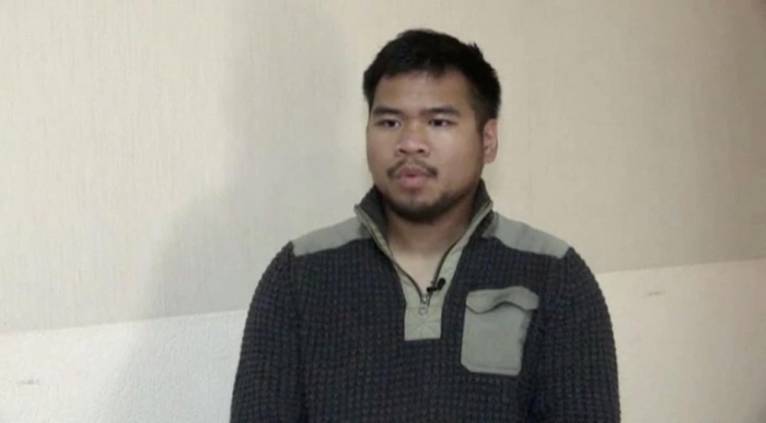Andy Huynh, một trong hai công dân Mỹ bị bắt ở Ukraine mới đây. (Ảnh chụp màn hình)