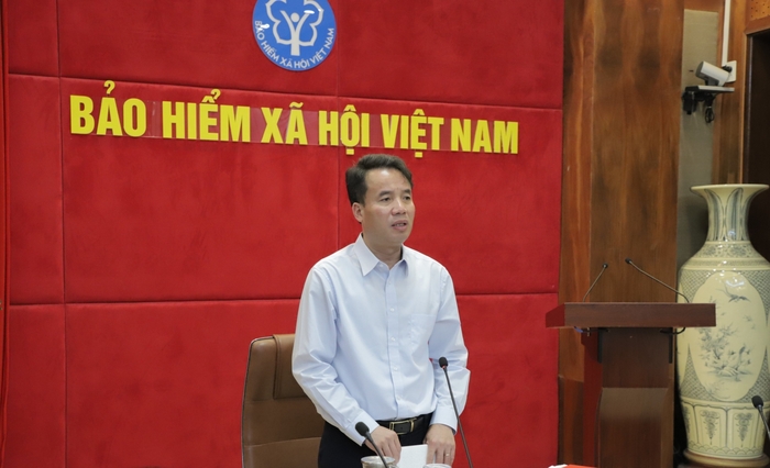 Tổng Giám đốc Nguyễn Thế Mạnh nhấn mạnh việc tổ chức thực hiện hiệu quả chính sách BHYT đã từng bước hiện thực hóa mục tiêu bao phủ BHYT toàn dân.