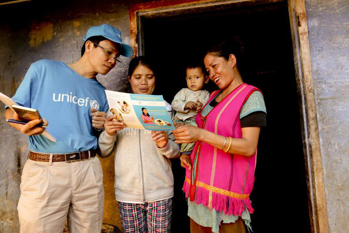 UNICEF nổi tiếng với khả năng giải quyết những thách thức chính mà trẻ em phải đối mặt thông qua phương pháp tiếp cận tích hợp. Ảnh: UNICEF Việt Nam.