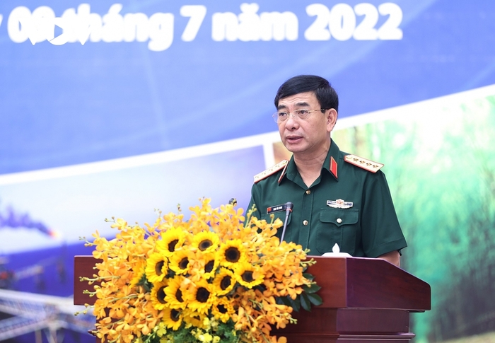 Bộ trưởng Quốc phòng - Đại tướng Phan Văn Giang phát biểu tại Hội nghị.
