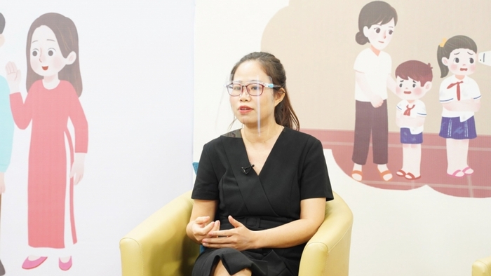 Ths Đỗ Trang, Trưởng phòng Tham vấn tâm lý học đường Trường Marie Curie (Hà Nội).