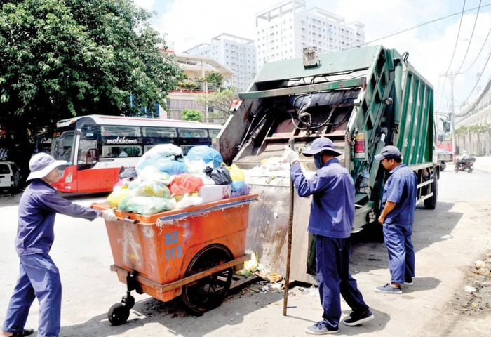 Thu gom rác trên địa bàn TP. Hồ Chí Minh. Nguồn: ITN
