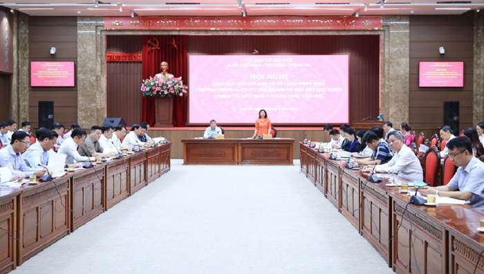 Phó Bí thư Thường trực Thành ủy Hà Nội Nguyễn Thị Tuyến chủ trì hội nghị giao ban về kết quả thực hiện chương trình đến hết quý II/2022; nhiệm vụ, giải pháp 6 tháng cuối năm.
