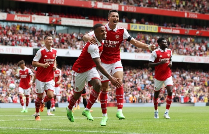 Arsenal sẽ là đội ra sân trận khai mạc Ngoại hạng Anh 2022/2023. (Ảnh: Reuters). 