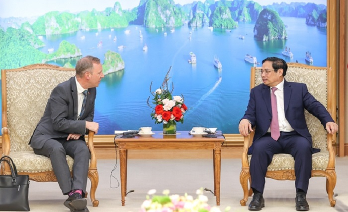 Thủ tướng khẳng định Việt Nam luôn coi trọng quan hệ song phương với Vương quốc Anh - Ảnh: VGP/nhật Bắc