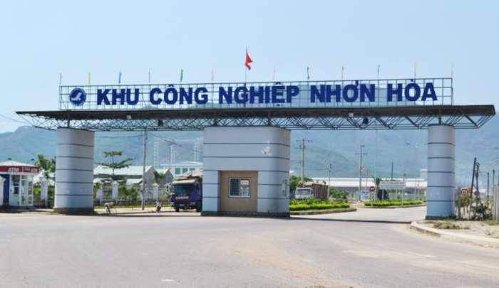 Khu công nghiệp Nhơn Hoà (Bình Định). (Ảnh: MT&ĐT)