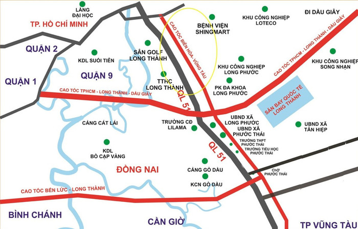 Tuyến cao tốc Biên Hòa – Vũng Tàu có tổng chiều dài giai đoạn 1 là 53,7 km