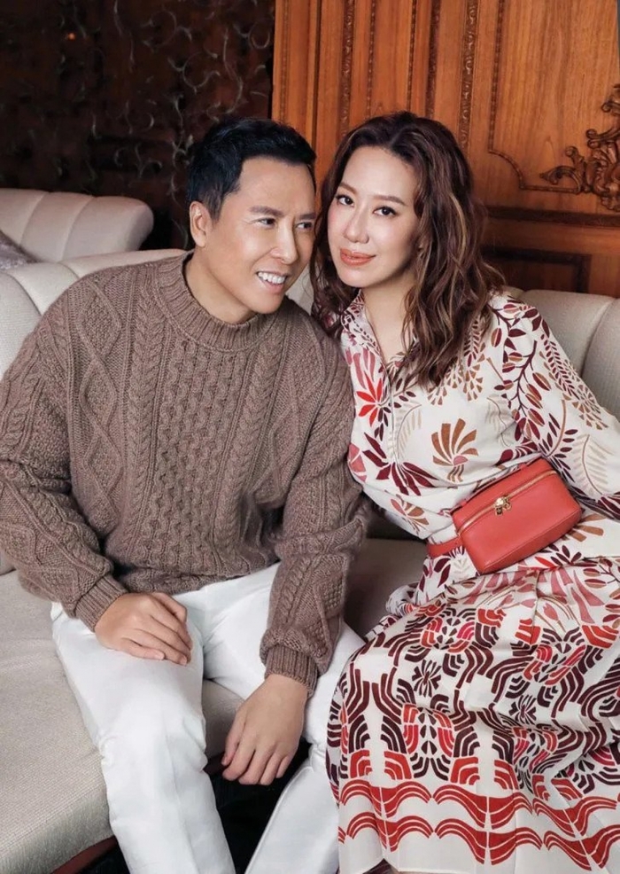 Chân Tử Đan và vợ Cissy Wang.
