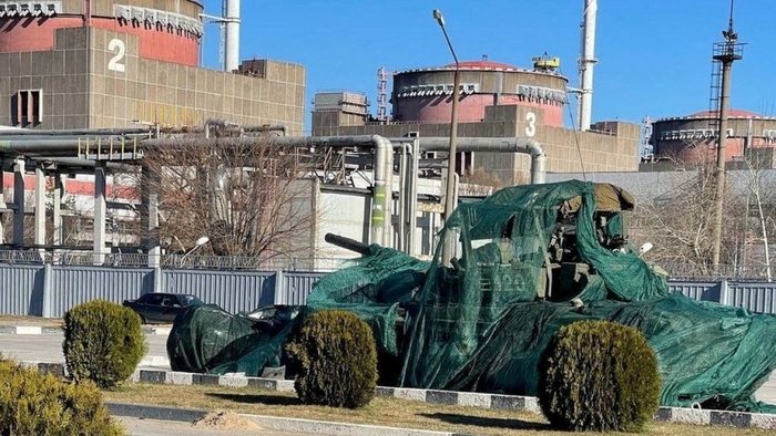 Nhà máy điện hạt nhân tại Zaporizhzhia. Ảnh: BBC
