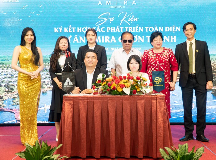 Công ty Song Phương và Tập đoàn Thiên An Holdings ký kết phát triển dự án Amira Chơn Thành ( Khu dân cư Phước Thắng )
