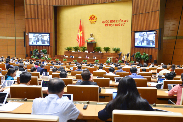 Quang cảnh Kỳ họp thứ 4 Quốc hội khóa XV.