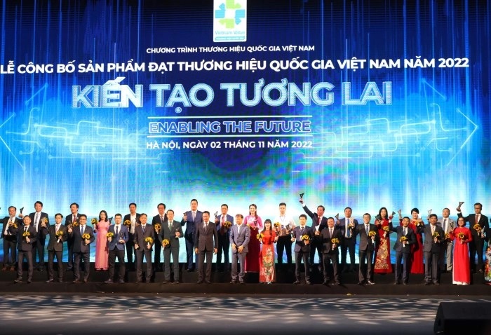 Có 172 doanh nghiệp với tổng số 325 sản phẩm được công nhân là Thương hiệu quốc gia Việt Nam năm 2022.