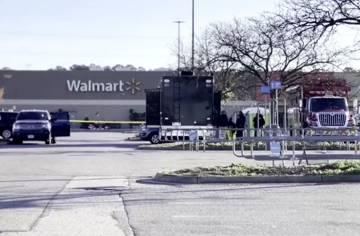 Siêu thị Walmart ở Chesapeake, Virginia, Mỹ là nơi xảy ra vụ xả súng. Ảnh: Reuters