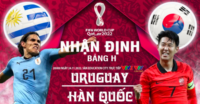 Uruguay vs Hàn Quốc, 20h ngày 24/11 tại bảng H World Cup 2022 - Ảnh: Getty