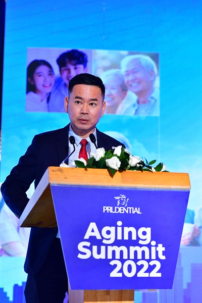 Ông Phương Tiến Minh - Tổng Giám đốc Prudential Việt Nam chia sẻ tại Hội thảo