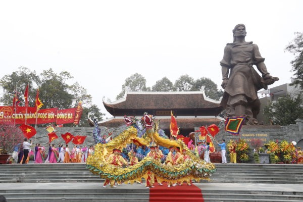 Hội gò Đống Đa mở đầu cho một mùa lễ hội của Hà Nội. Ảnh: Sở VHTT TP Hà Nội