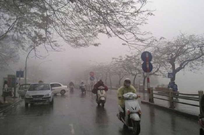 Hà Nội nhiều mây, có mưa. Ảnh minh họa