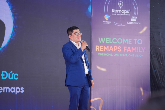 Ông Lê Minh Đức – CEO&Founder Remaps phát biểu tại sự kiện.