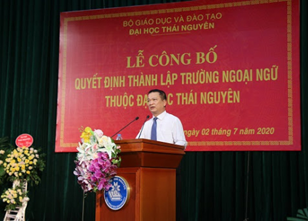 Lễ công bố Quyết định thành lập Trường Ngoại ngữ thuộc Đại học Thái Nguyên