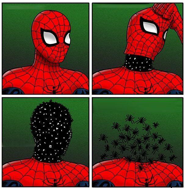 Gương mặt thật của Spider Man chắc chắn sẽ khiến nhiều người 'khóc thét'