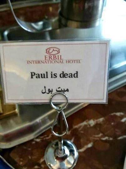 Từ bao giờ mà món thịt viên được dịch thành 'Paul đã chết' thế này?