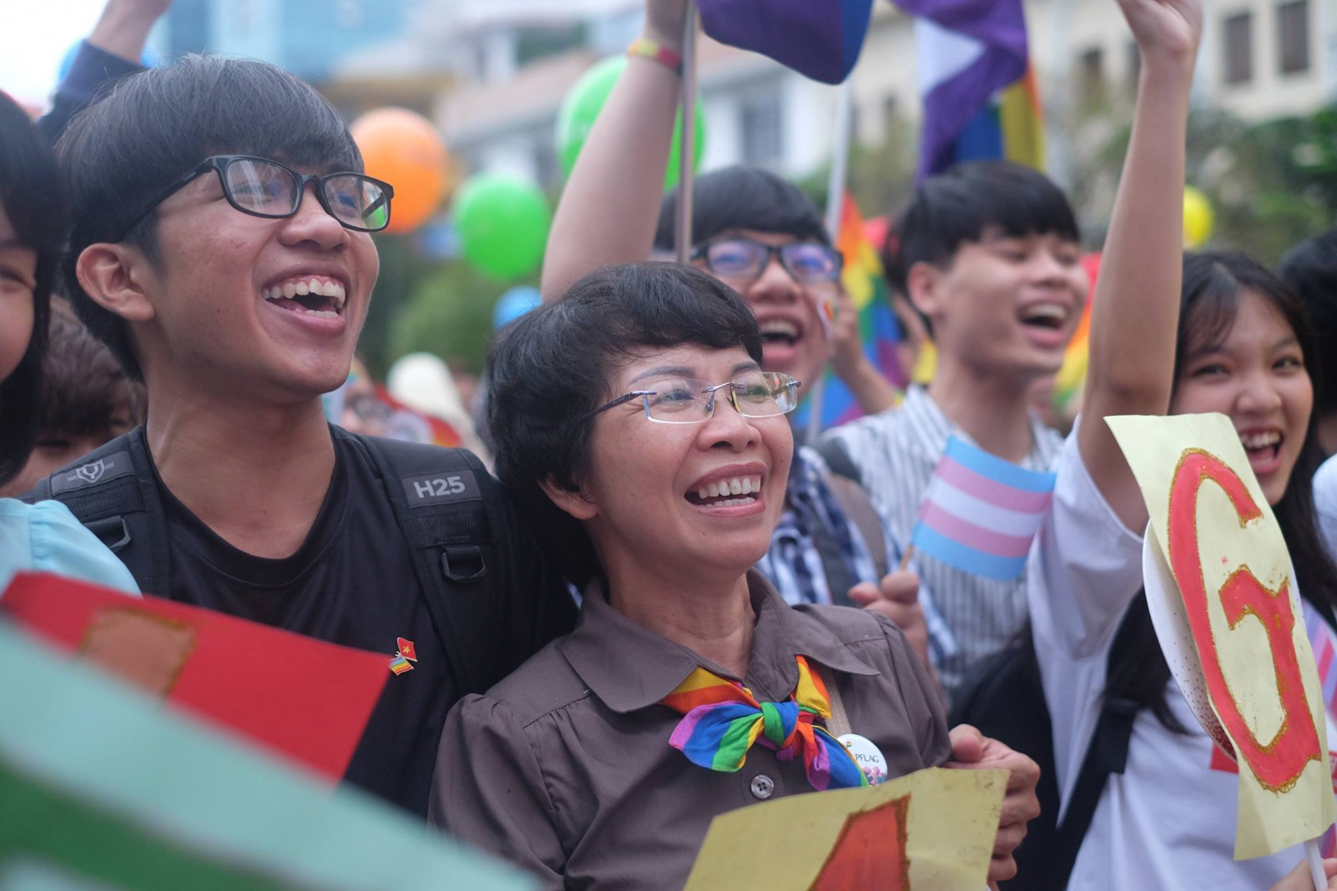 Viet Pride dành cho mọi lứa tuổi từ già tới trẻ, dù là người trong cộng đồng LGBT hay những người ủng hộ.