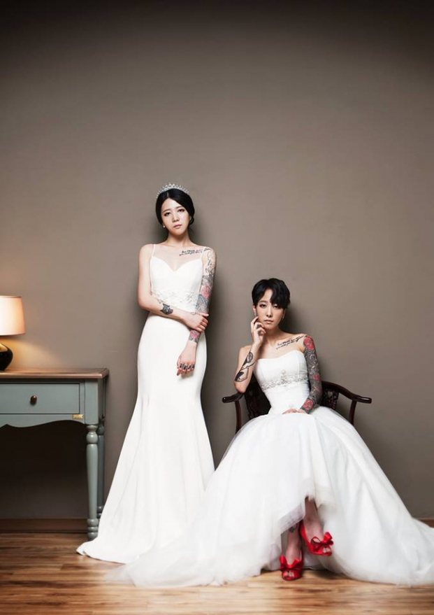 Nhan sắc 'đẹp như mơ' của cặp đồng tính nữ Hàn Quốc 19