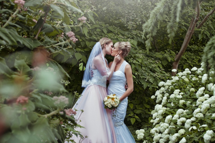 Đám cưới 'tình bể bình' của cặp đôi đồng tính nữ 9